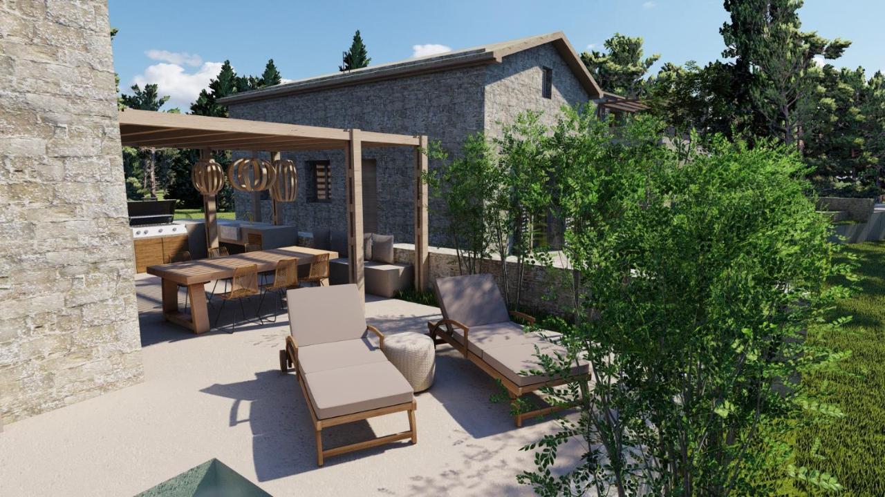 Papadria Villas - Modern Luxury Villas Near Kathisma Beach Tsoukaladhes Exterior photo