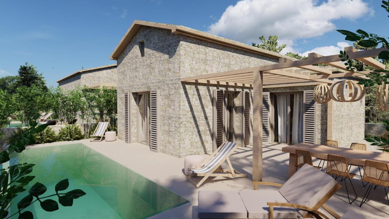 Papadria Villas - Modern Luxury Villas Near Kathisma Beach Tsoukaladhes Exterior photo